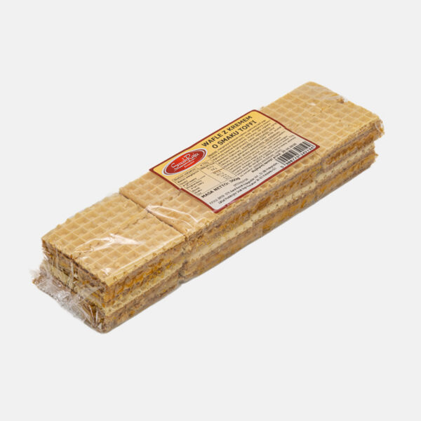 opakowanie wafle toffi 360 g Wafle z kremem o smaku toffi 360 g