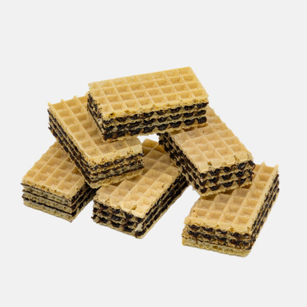 wafle czekoladowe 360g Wafle z kremem o smaku czekoladowym 360 g